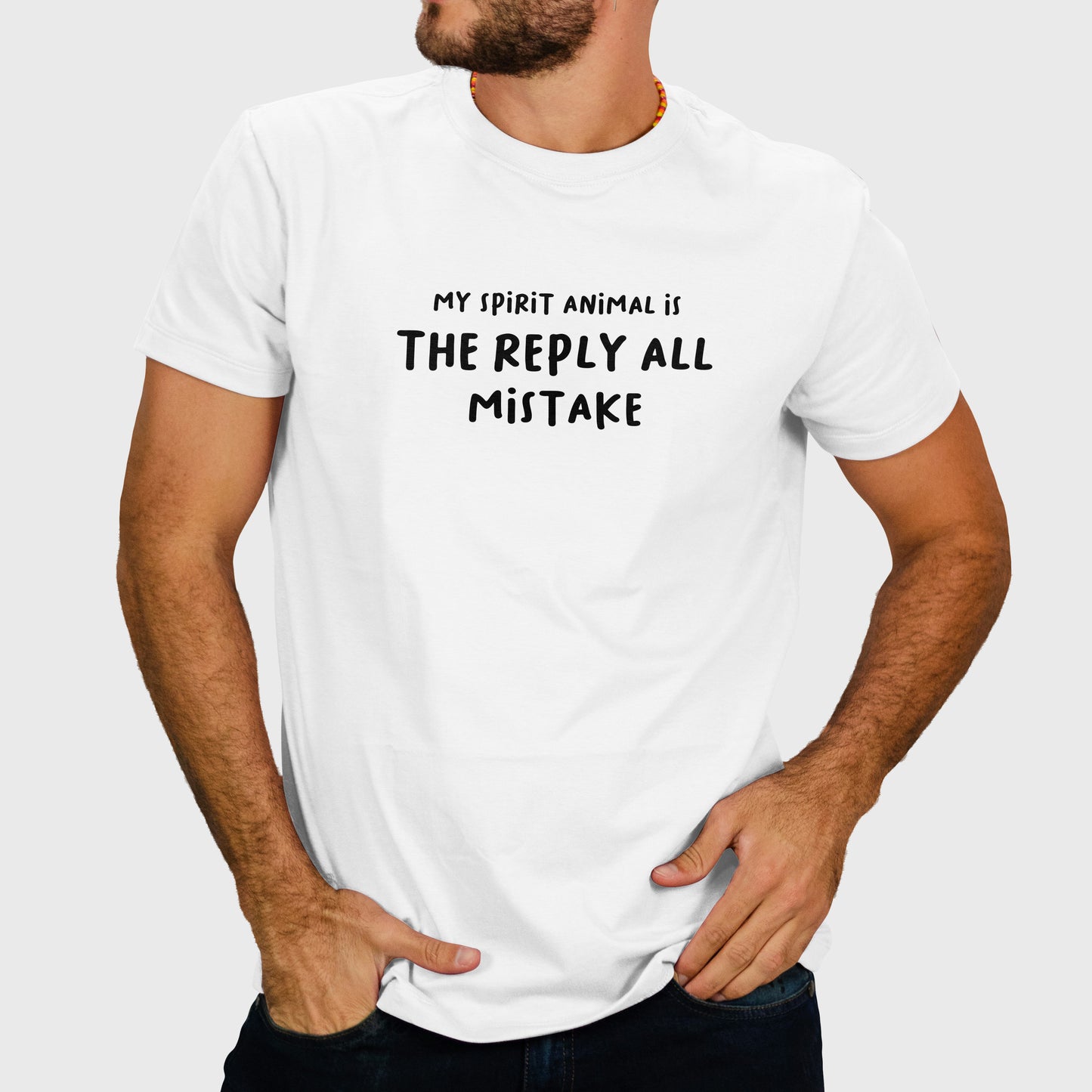 My spirit animal is the Reply All mistake Unisex t-shirt