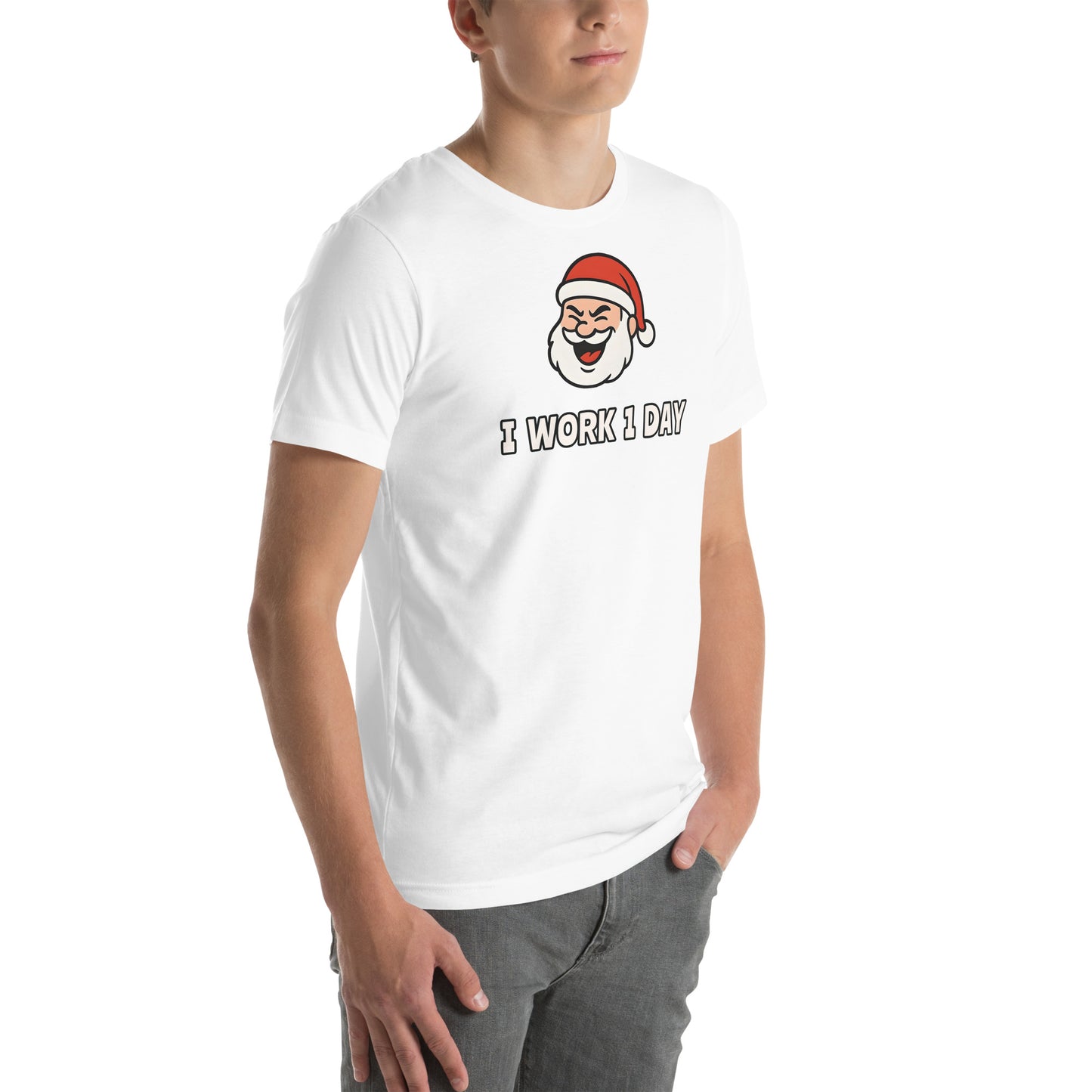 Lazy Santa graphic tee for men and women - Funny Christmas gift idea