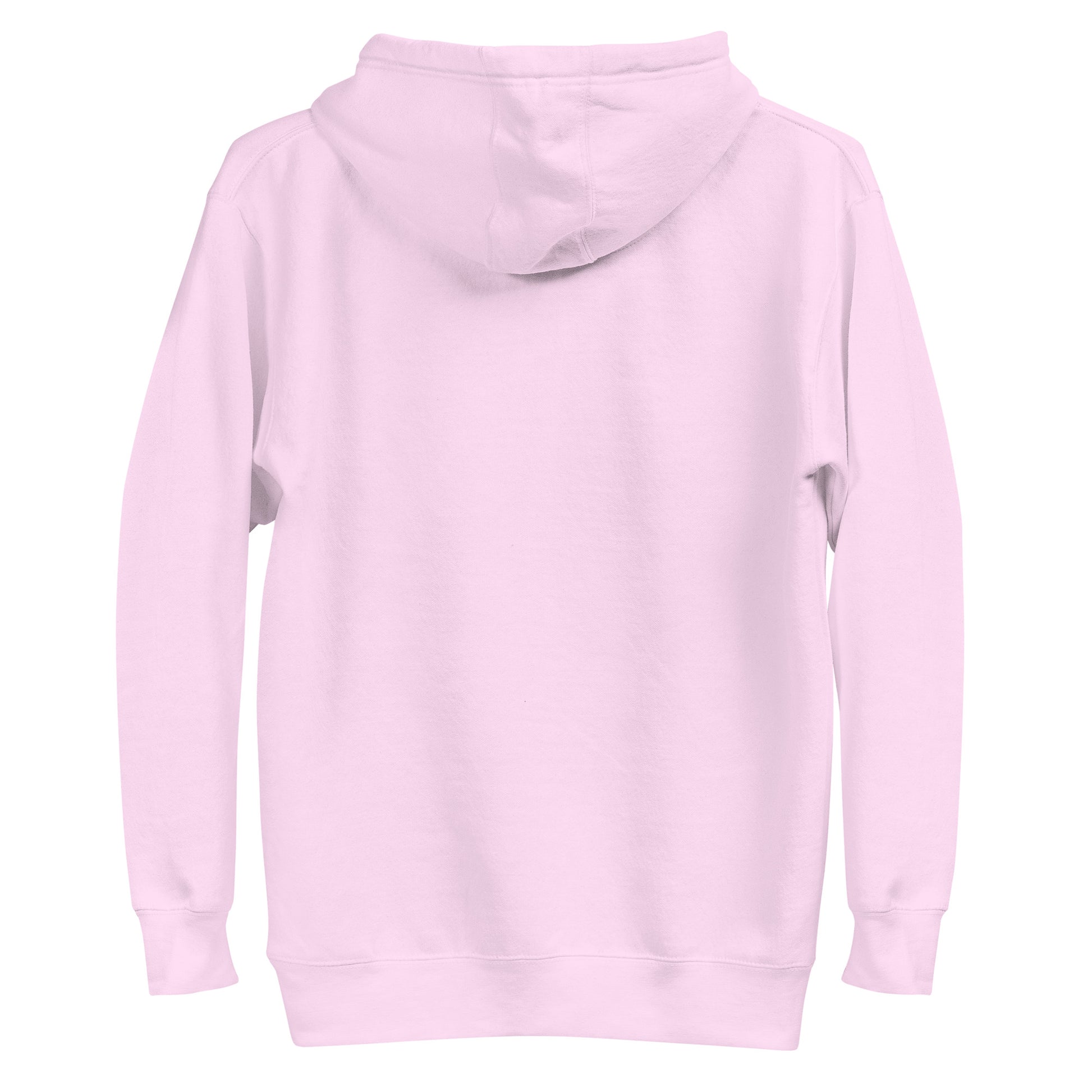 Lavender unisex hoodie featuring repeating Beluga cat faces and "DUPLICAT" text
