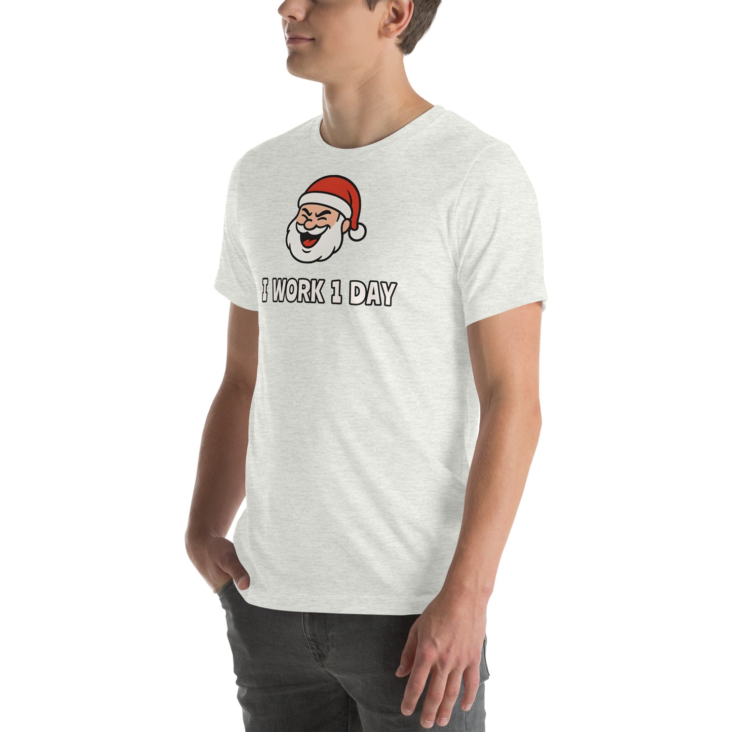 Lazy Santa graphic tee for men and women - Funny Christmas gift idea