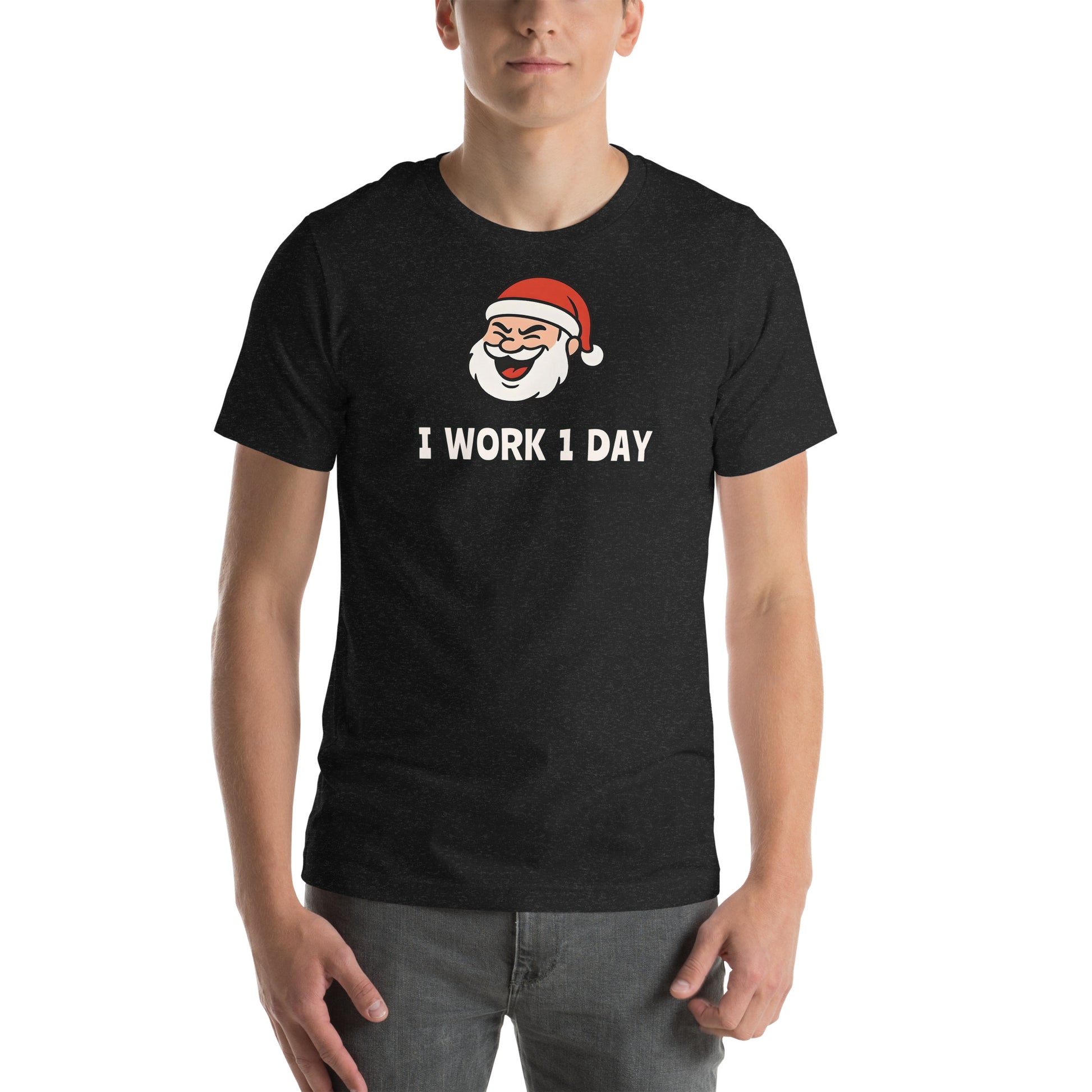 Lazy Santa graphic tee for men and women - Funny Christmas gift idea