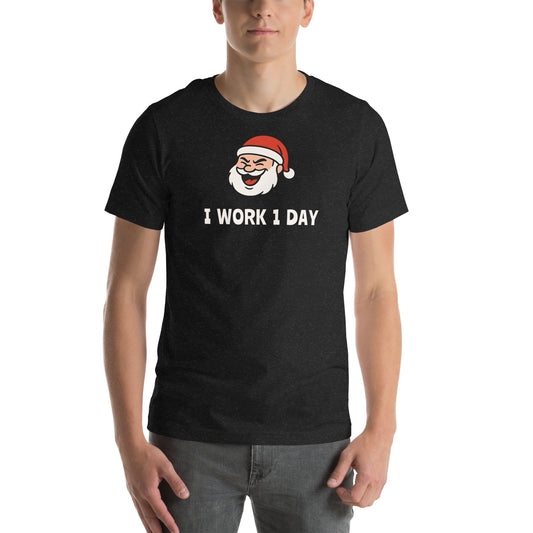 Lazy Santa graphic tee for men and women - Funny Christmas gift idea