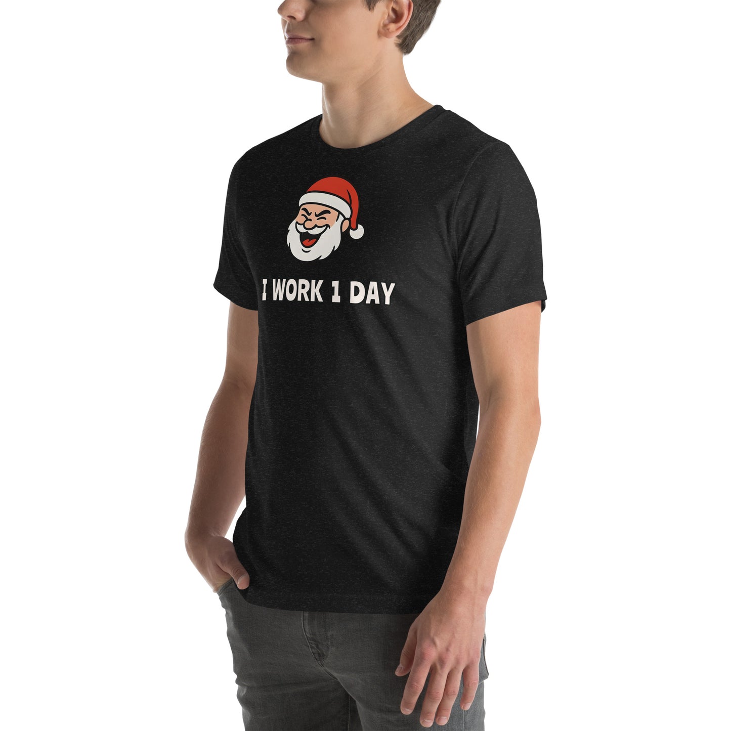 Lazy Santa graphic tee for men and women - Funny Christmas gift idea
