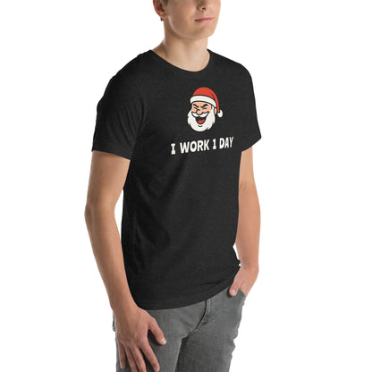 Lazy Santa graphic tee for men and women - Funny Christmas gift idea