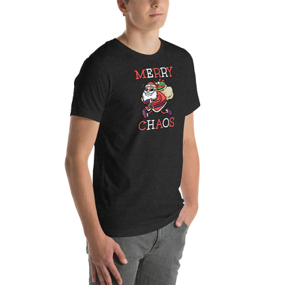 Comfortable holiday t-shirt gift idea - Panicked Santa meme shirt