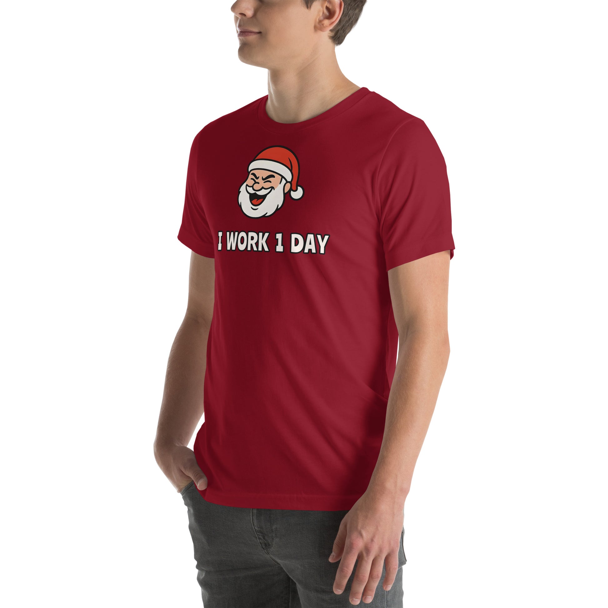 Lazy Santa graphic tee for men and women - Funny Christmas gift idea