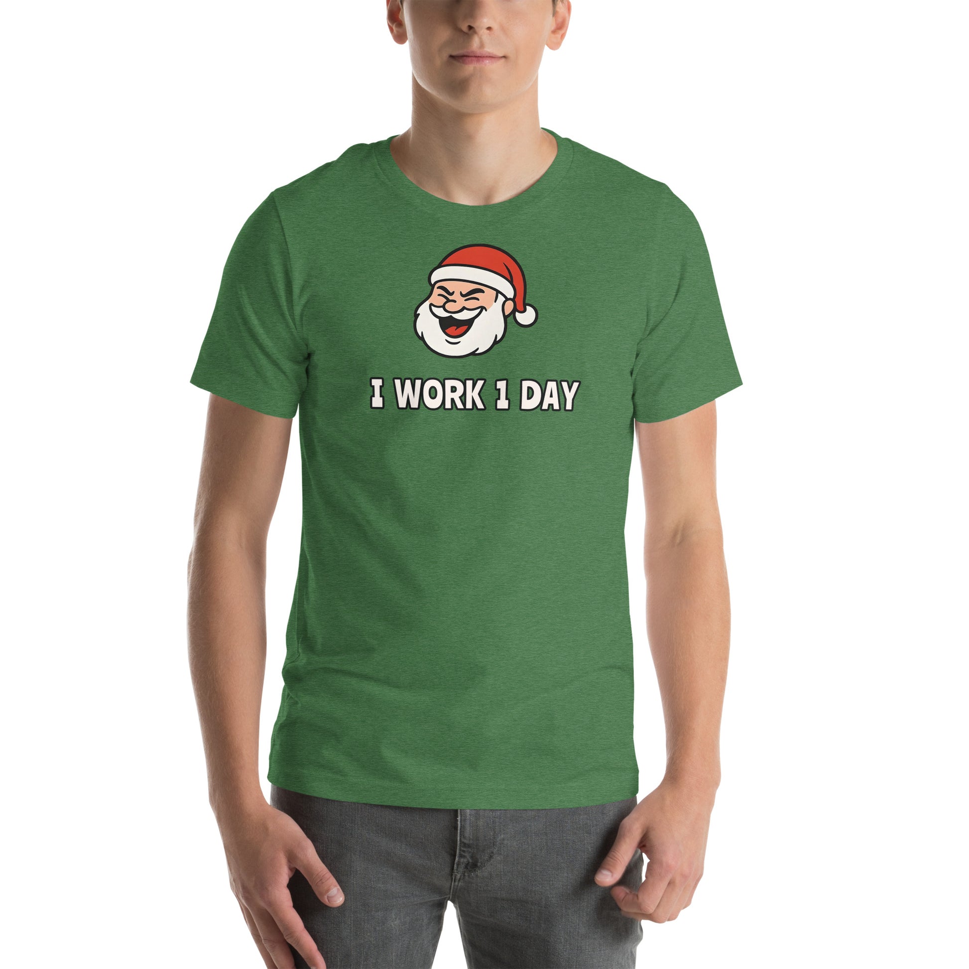 Lazy Santa graphic tee for men and women - Funny Christmas gift idea