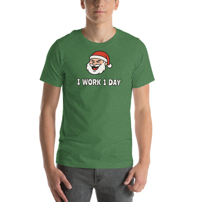 Lazy Santa graphic tee for men and women - Funny Christmas gift idea