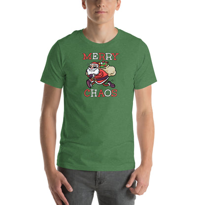 Comfortable holiday t-shirt gift idea - Panicked Santa meme shirt