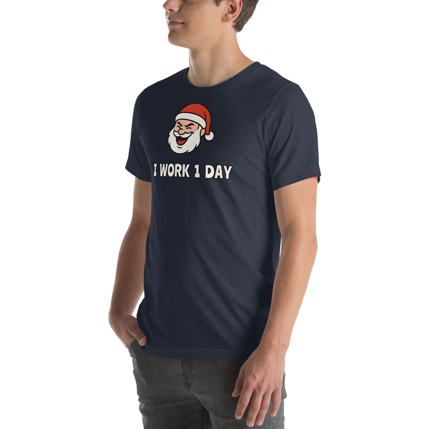 Lazy Santa graphic tee for men and women - Funny Christmas gift idea