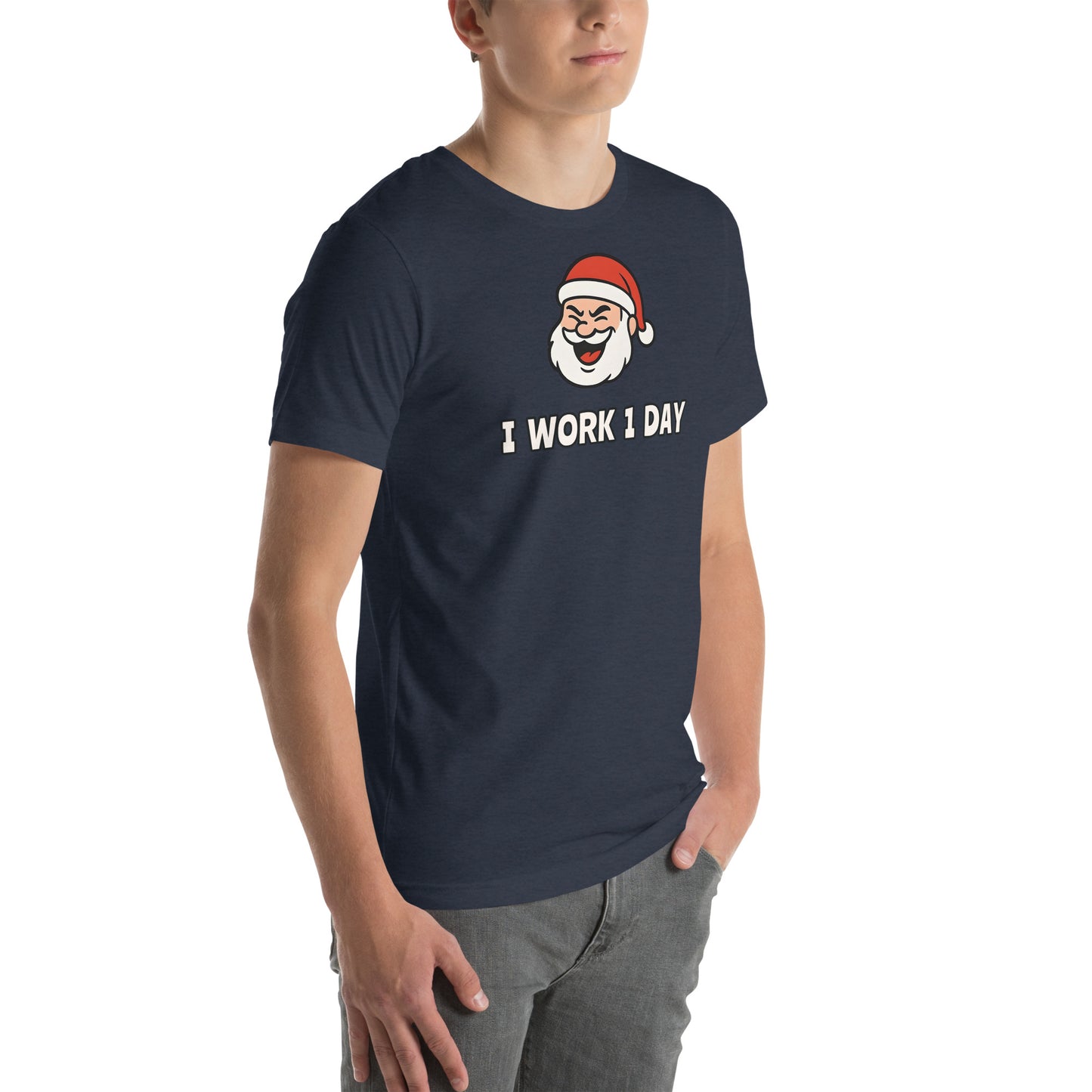 Lazy Santa graphic tee for men and women - Funny Christmas gift idea