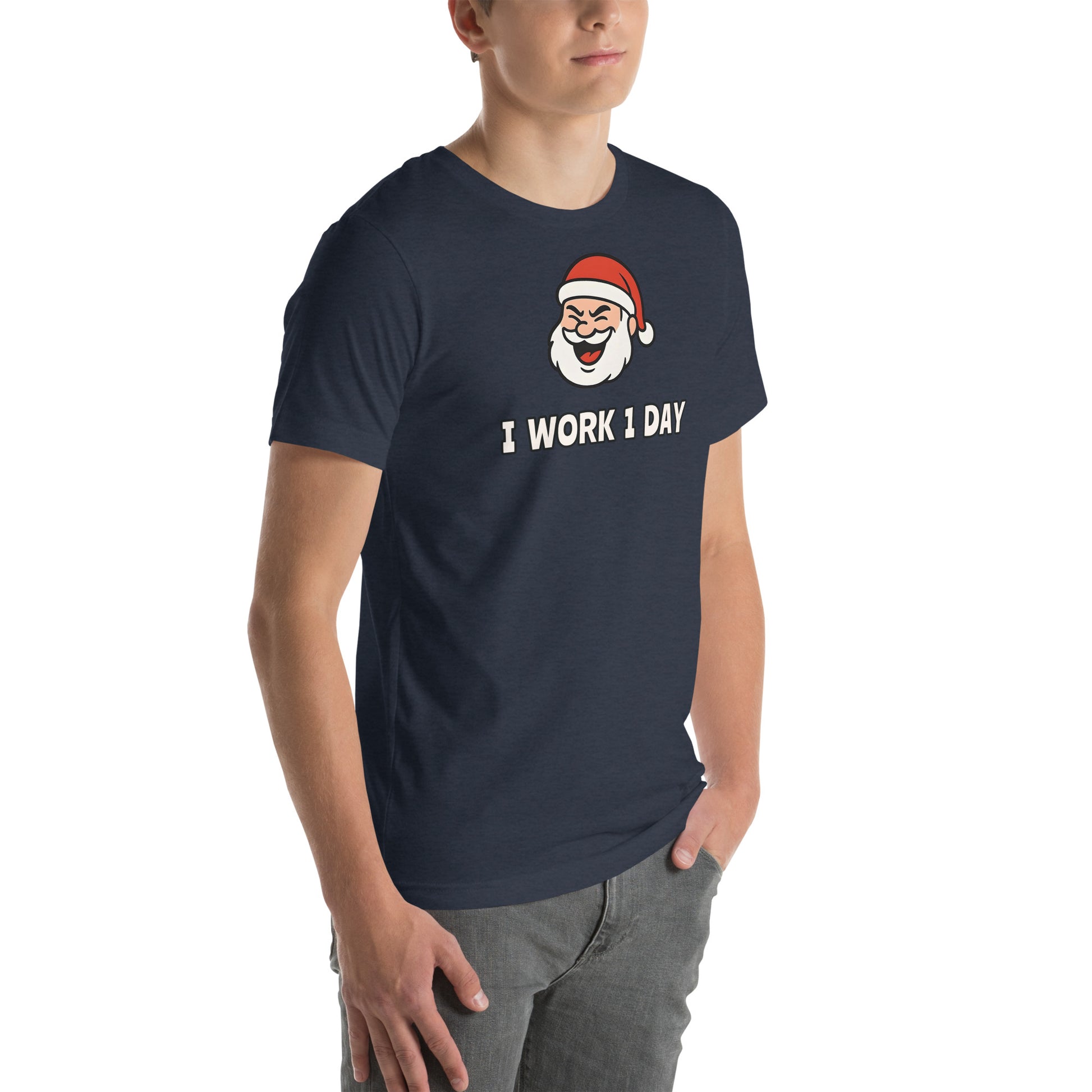 Lazy Santa graphic tee for men and women - Funny Christmas gift idea