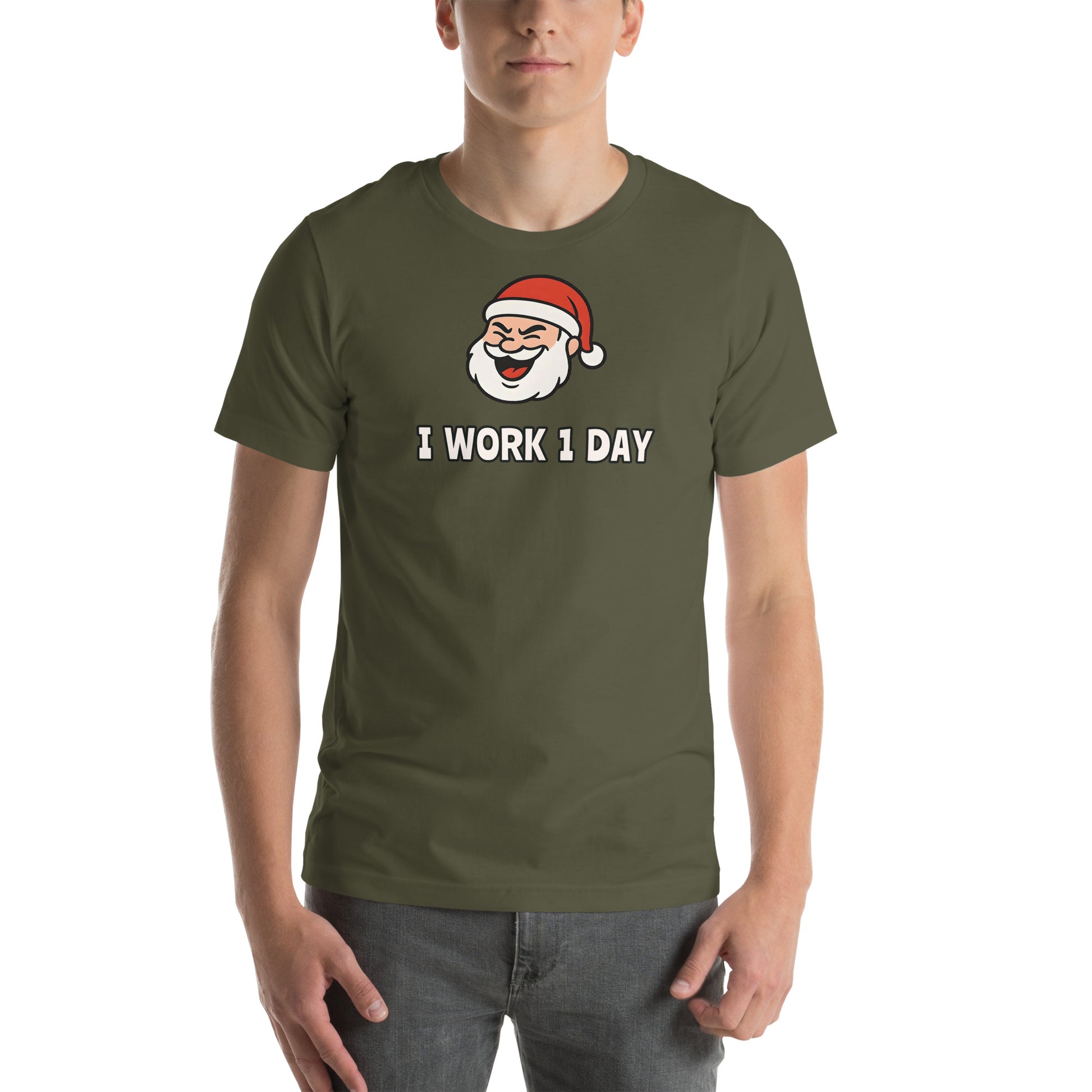 Lazy Santa graphic tee for men and women - Funny Christmas gift idea