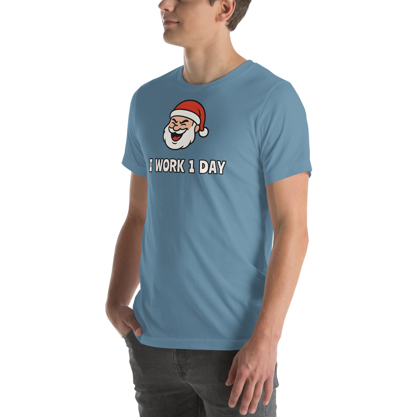 Lazy Santa graphic tee for men and women - Funny Christmas gift idea